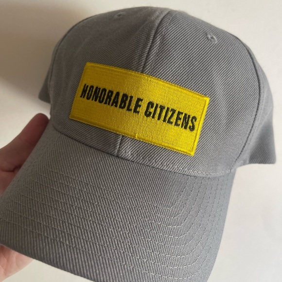 NEW honorable citizens gray adjustable baseball hat cap - Picture 4 of 10